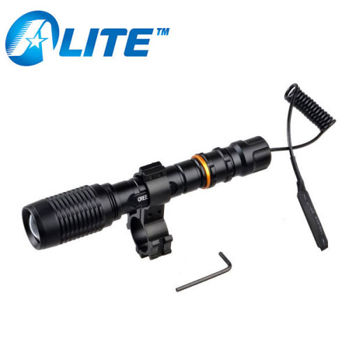 18650 One Mode Aluminum Zoom XML T6 or L2 LED Gun Flashlight