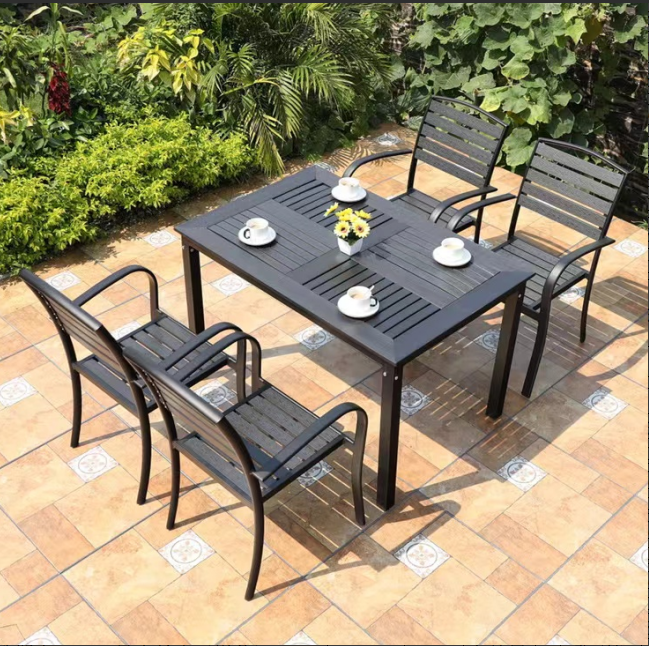 Outdoor Aluminum-Plastic Dining Set