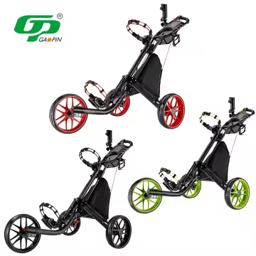 Ergonomic Three Wheel Golf Trolley for Comfortable Use