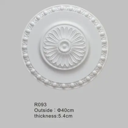 Stylish Egg Type Polyurethane Ceiling Rose