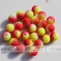 Colorful Rainbow Dual Solid Color Jewelry Acrylic Beads