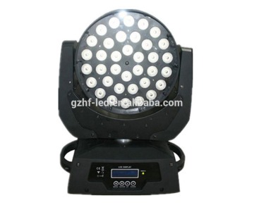 Disco 36pcs*10W Quad 4in1 RGBW LED Wash Moving Head Light With Zoom