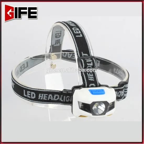 GF-8020 high power 1 Watt super bright white LED+2 red LED headlamps led headlamp