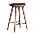 Vintage Industrial Leather Bar Stool hurtowa