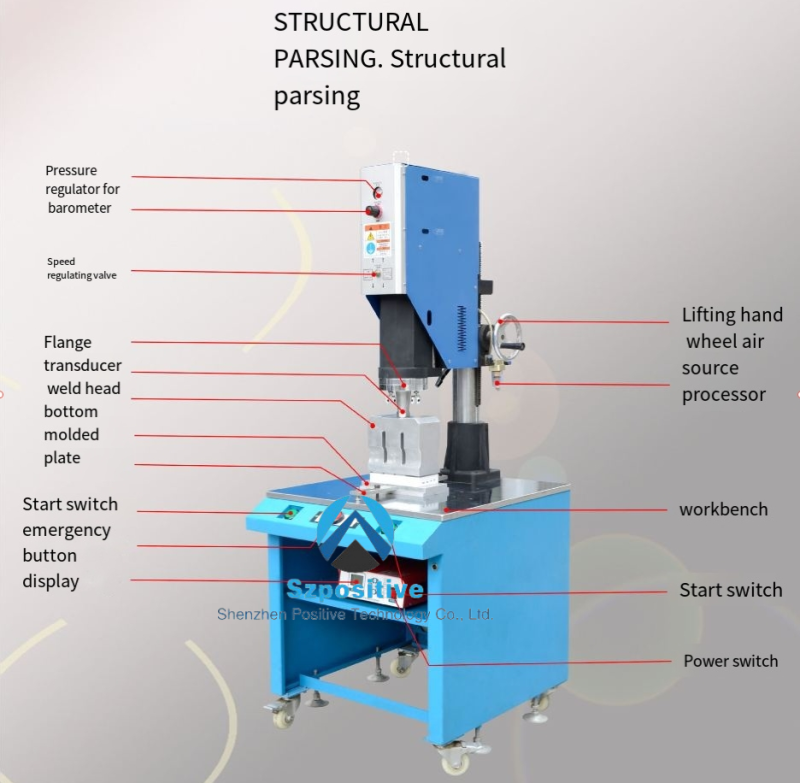 Home Use Large Diameter PVC Plastic Welder: Fully Automatic Ultrasonic Welding and Cutting Machine