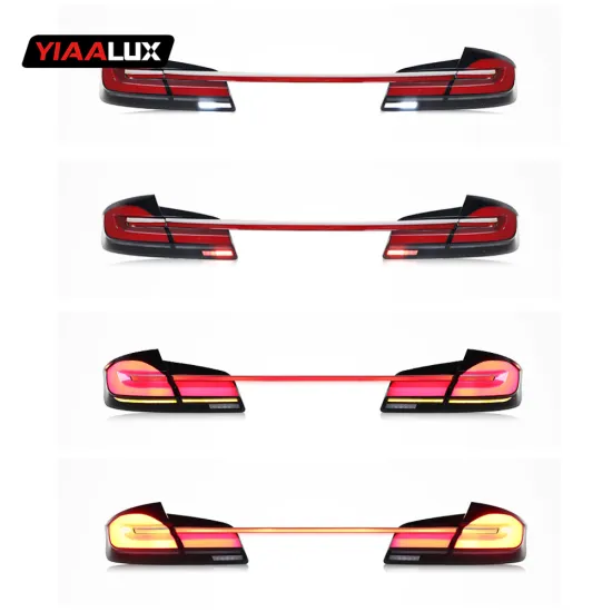BMW 5 Series F10 Tail Lights - LED Turn Signals and Rear Running Lights