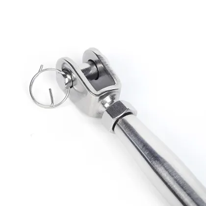 European style closed turnbuckle screw fork fastener