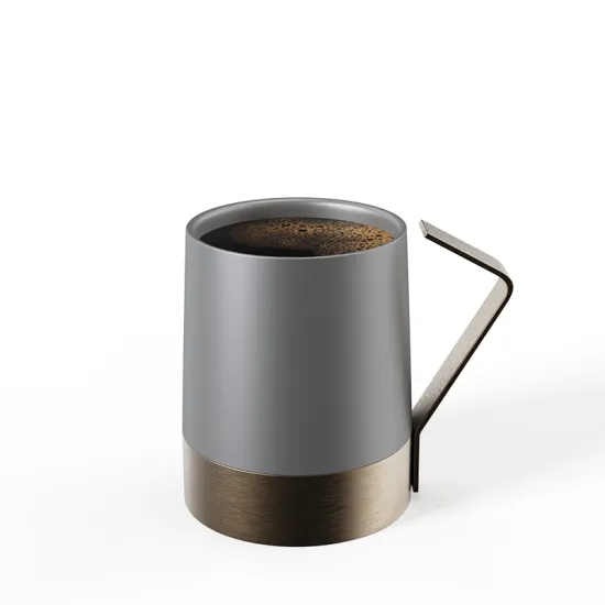 DHPO Customized High Quality Ceramic Mug with Comfortable Bottom Design