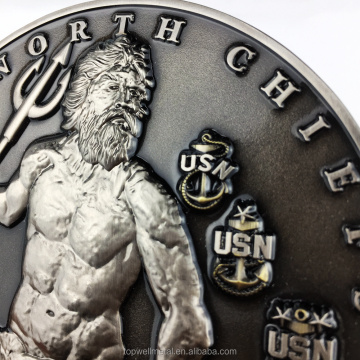Custom 3D Metal Commemorative Challenge Coin
