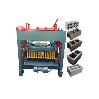 Press 8 Hole Brick Lontto Block Making Machine