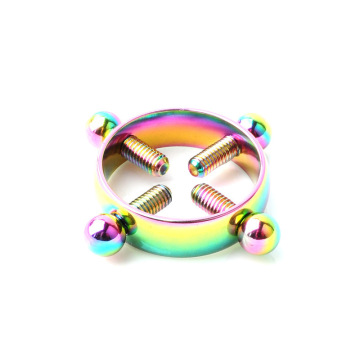 2024 Wholesale Titanium Nipple Rings: Body Piercing Jewelry with Screw Fit