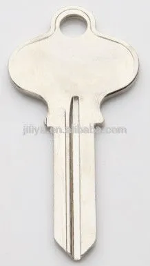 best price excellent quality Vale brass blank key with nickel plated
