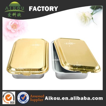 Cheaper disposable aluminum airline food container/ tray/ packaging