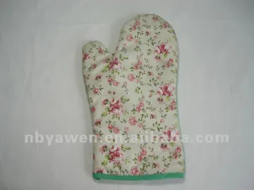 long cotton thermal oven gloves