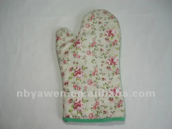 long cotton thermal oven gloves