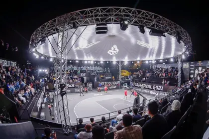 Olympic 3x3 official court SES Elite Battle-I Battle-III