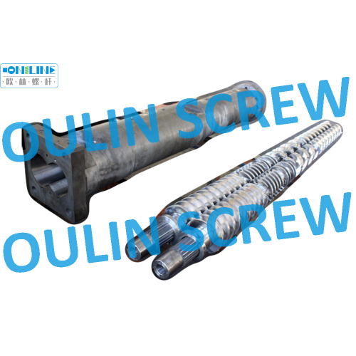 Kraussmaffei Kmd60 Twin Conical Screw and Barrel for PVC Machine