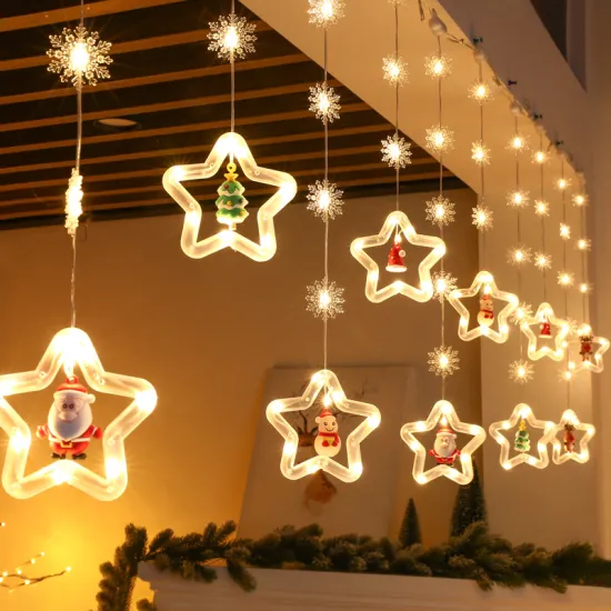 2023 Wholesale Christmas Decorative LED Lights: Snowflakes, Santas, Stars & String Lights