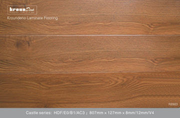Warm Room Hdf Waterproof Diamond Laminate Flooring With Strong Impact Resistance