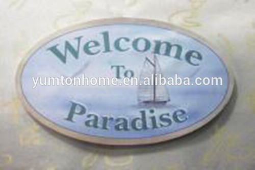 alibaba website unique wrought iron home decoration with ocean style