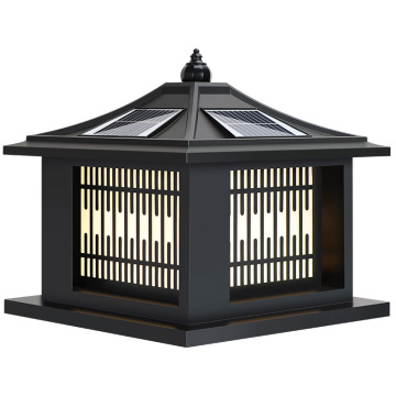 Waterproof 4x4 Wood Fence Post Light - Solar Outdoor Pillar Light