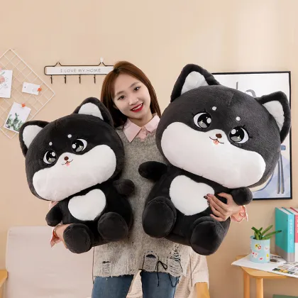 Black Cat Plush Toy - Adorable Black Cat Kitten Doll