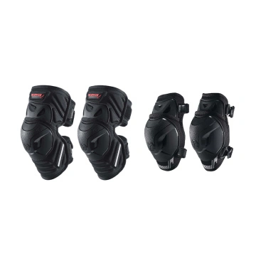Protège-Coudes Moto SCOYCO H39 - Noir - Taille Unique Réglable - Niveau CE 1 - Pour Route Et Tout-Terrain