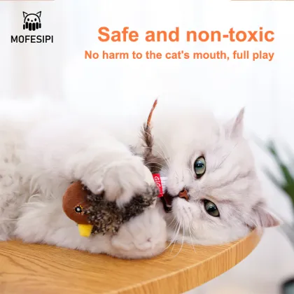 MOFESIPI Electronic Cat Toys: Interactive Toy Bird for Indoor Play