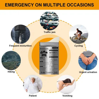 Wholesale Portable 600ML Emergency Disposable Urination Bag for Men, Women, and Children