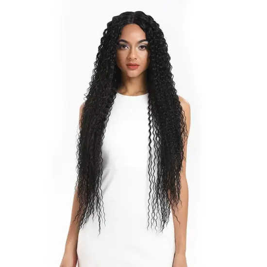 Long Curly Blonde Ombre Kinky Curl Lace Front Wig Heat Resistant Fiber Synthetic hair Lace Wigs For Black Women