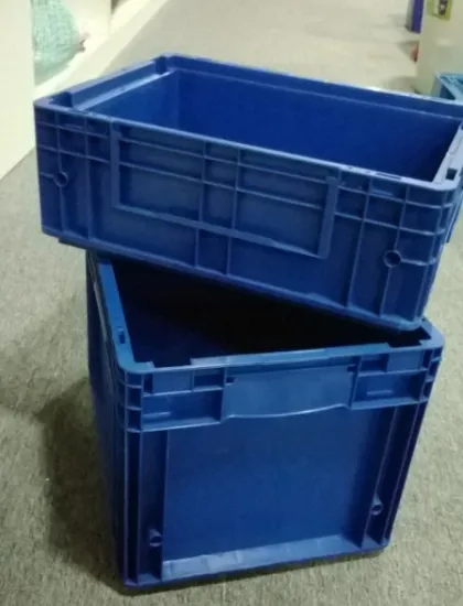 Used/ready/finished plastic turnover box mould