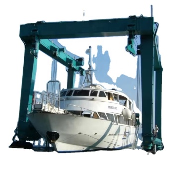 Low Cost 50 Ton Electric Boat Travel Lift Yacht Crane