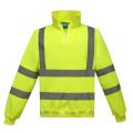 ANSI Class 3 Hi-Vis Reflective 1/4 φούτερ φερμουάρ