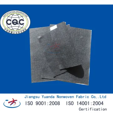 120g short fiber polyester black nonwoven geotextile