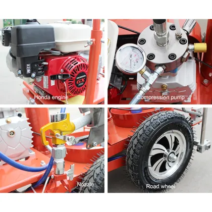 Low Price Cold Paint Traffic Road Marking Machine & Thermoplastic Fluorescent Road Marking Paint