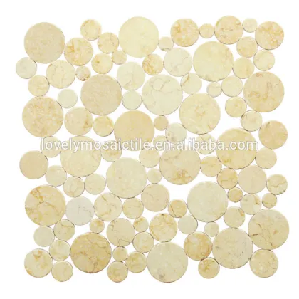 Nature Stone Marble Floor Pebble Stone Mosaic Tile