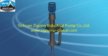 Vertical long shaft slurry liquid submerged pump