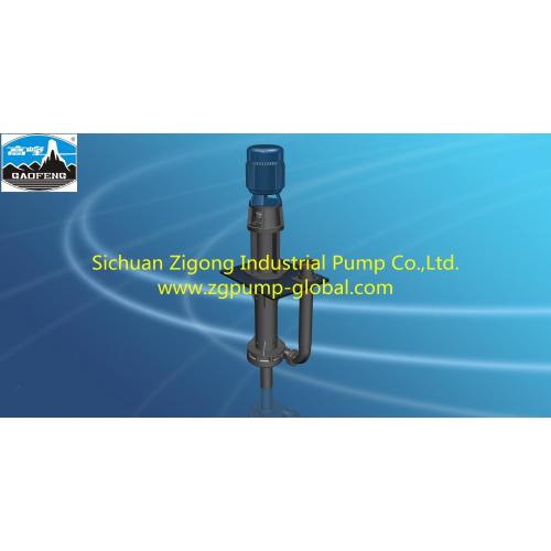 Vertical long shaft slurry liquid submerged pump