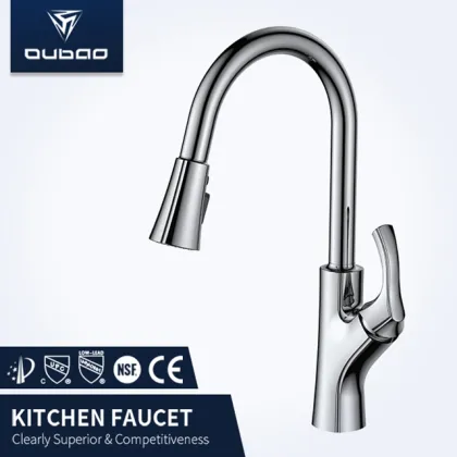 High Arc One Lever Pull Down Faucet Taps