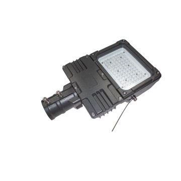 90W IP66 WF2 LED LED โคมไฟถนนป้องกันการระเบิดสำหรับสภาพแวดล้อมที่มีความปลอดภัย: สถานีบริการก๊าซ, โรงงานเคมี, คลังน้ำมันและพอร์ต