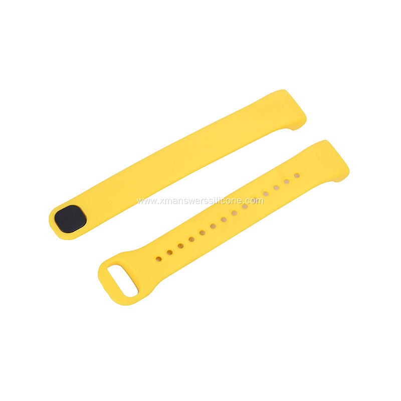 Custom Color Filled Silicone Silicone Wristband