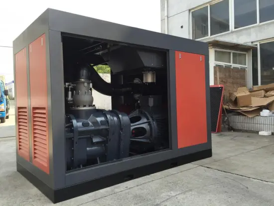 Strong Power Two Stage Screw Compressor / Low Noise Air Compressor