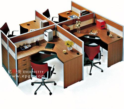 Two or Four People Workstation Modern Design Office Partition Furnirture