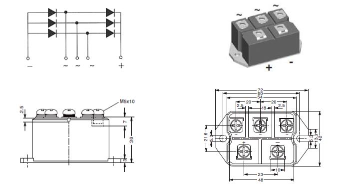 MDS100-IXYS Rectifier Bridge (1)