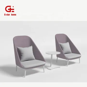 Aluminium Frame High Back Patio Garden Lounge Sofa Furniture
