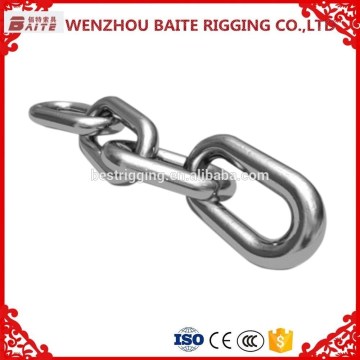 STEEL ELECTRIC GALVANIZED DIN763 WELED CHAIN SHORT LINK CHAIN CUSTOM CHAIN RIGGING HARDWARE