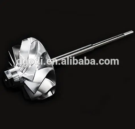 made in china stainless steel garrett turbo shaft and wheel