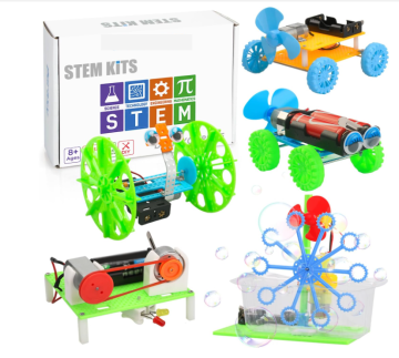 STEM Bilim Kitleri: 8-13 yaş arası robotik model araba oyuncakları ile bina mühendisliği deney projeleri