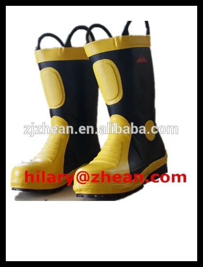 FIREMAN RUBBER SAFETY BOOTS