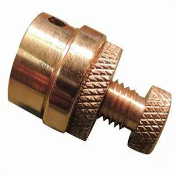 Brass Medical Connector with ±0.05mm Tolerance, OEM/ODM Services Welcomed